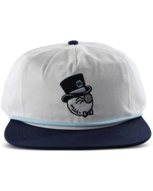 Malbon Golf X Bettinardi Gangster Buckets Snapback Embroidered Cap - Blue