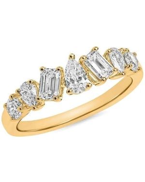 Azzaro Diamond Row Ring - Metallic