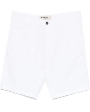 Roy Rogers Logo-Patch Shorts - White