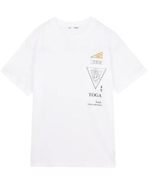 Toga Graphic-Print T-Shirt - White