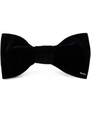Prada Barrette En Velours - Black