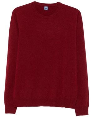 Fedeli Crew-Neck Sweater - Red
