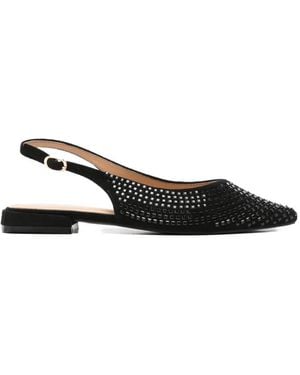 Keys Studded-Embellished Pumps - Black
