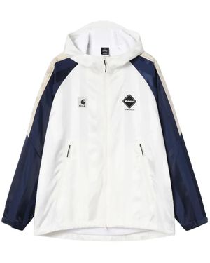 Carhartt X F.C.Real Bristol Zip-Up Hooded Jacket - Blue