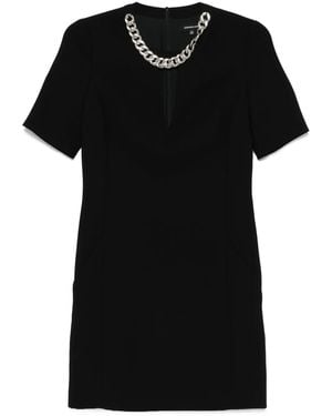 Barbara Bui Jewel Crepe Dress - Black