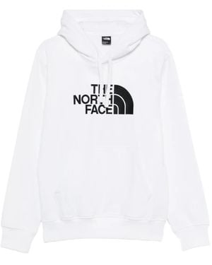 The North Face Logo-Print Hoodie - White