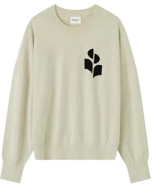 Isabel Marant ロゴ セーター - ホワイト