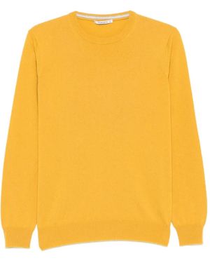 Kangra Pullover mit Rundhalsausschnitt - Gelb