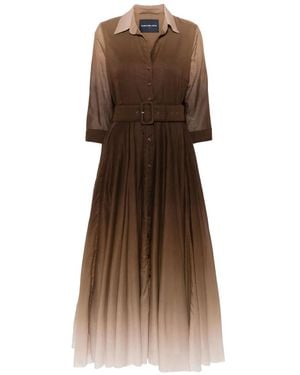 Samantha Sung Aster Maxi Dress - Brown