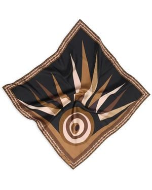 PUCCI Foulard Con Stampa - Nero