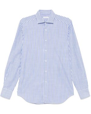 Glanshirt Striped Shirt - Blue