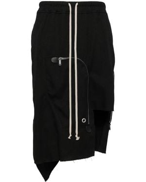Rick Owens Distressed Skirt - Black