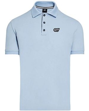 ALPHATAURI Poloshirt mit Logo-Print - Blau