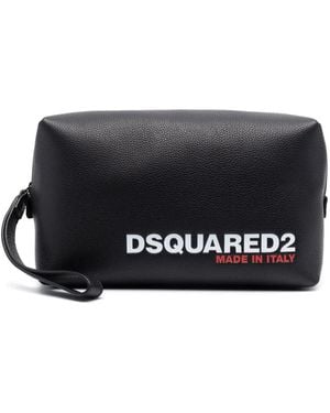 DSquared² Neceser Con Logo Estampado - Negro