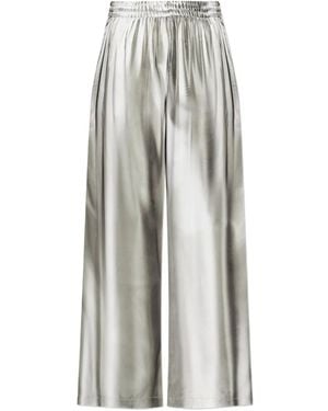 DIESEL Elasticated Wide-Leg Trousers - White