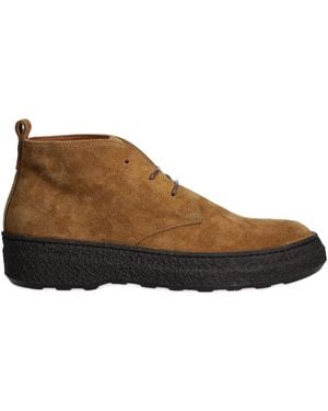 Polo Ralph Lauren Leather Ankle Boots - Brown