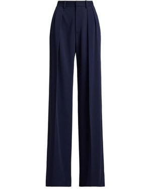 Ralph Lauren Pleated Waist Darts Pants - Blue