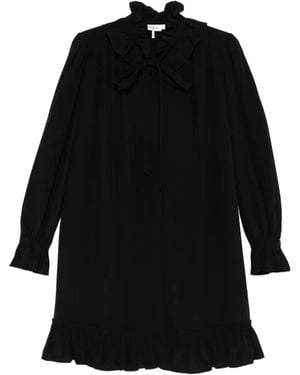 Chloé Mini Long-Sleeved Dress - Black