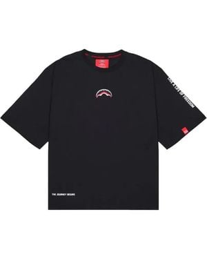 Sprayground T-Shirt Be A Shark - Blue