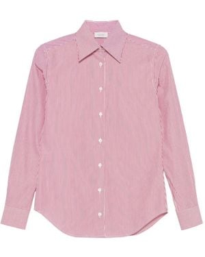 Mazzarelli Gestreiftes Gea Hemd - Pink