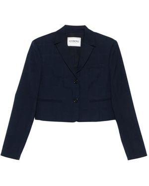 Iceberg Checked Blazer - Blue