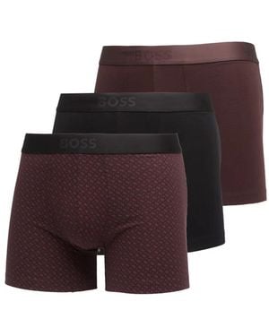 HUGO 3-Pack Boxer Briefs - Purple