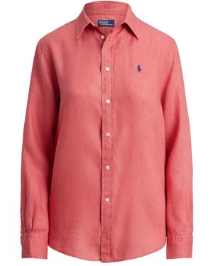 Polo Ralph Lauren Button Front Shirt - Pink