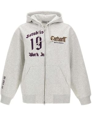 Carhartt Hoodie mit Kordelzug - Weiß