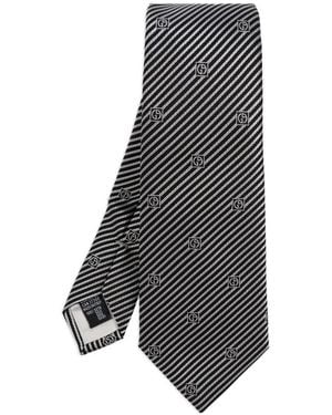 Giorgio Armani Cravatta Con Ricamo - Bianco