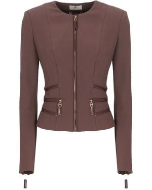 Elisabetta Franchi Cropped Jack - Bruin