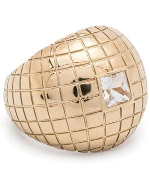 Yvonne Léon Boule Disco リング 9kイエローゴールド - ナチュラル