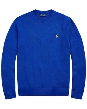Polo Ralph Lauren Logo-Embroidered Jumper - Blue