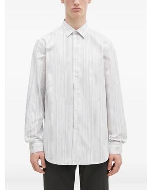 Paul Smith Pinstripe Long-Sleeve Shirt - White