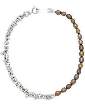 Yoj Collar De Cadena - Metálico