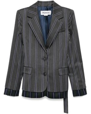 Monse Double-Layered Jacket - Gray