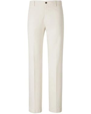 Berwich Flap-Pocket Trousers - White