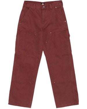 Dickies Cotton Trousers - Red