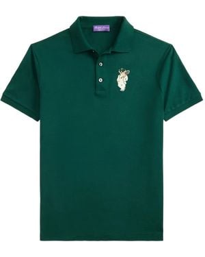 Ralph Lauren Embroidered-Logo Polo Shirt - Green