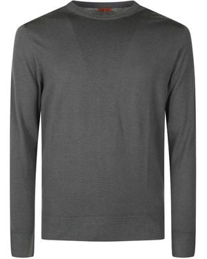 Barena Crew-Neck Long-Sleeve T-Shirt - Grey