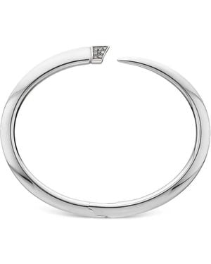 Shaun Leane Sabre Armreif Mit Diamanten - Mettallic