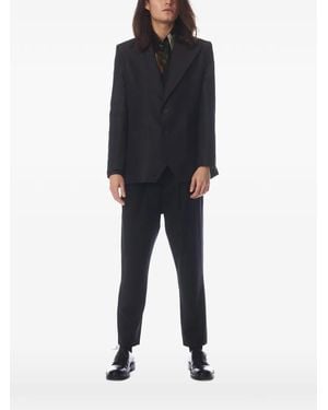 Tessitura Two-Button Blazer - Black