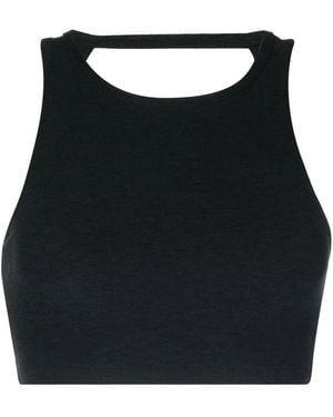 Beyond Yoga Sujetador con espalda de nadador - Negro