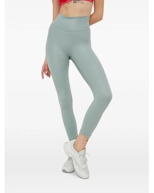 adidas Optime Shine High-Waisted Leggings - Blue