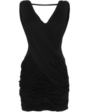 MITILIANE COUTURE Crossbody Mini Dress - Black