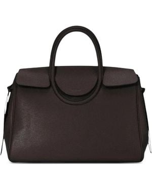 STAUD Maude Leather Tote Bag - Black