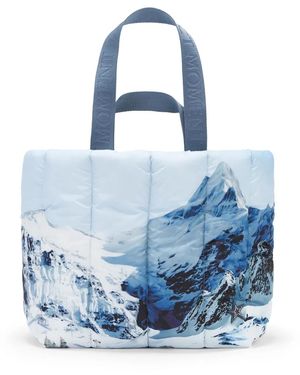 Perfect Moment Borsa Tote Con Stampa - Blu
