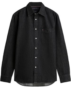 Tommy Hilfiger Long-Sleeved Shirt - Black