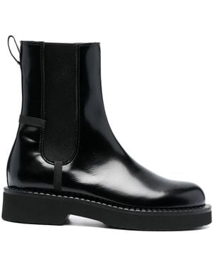 Premiata Ankle-Length Leather Boots - Black