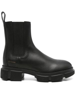 COPENHAGEN Elasticated-Side Chelsea Boots - Black