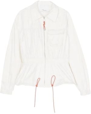 3.1 Phillip Lim Drawstring Jacket - White